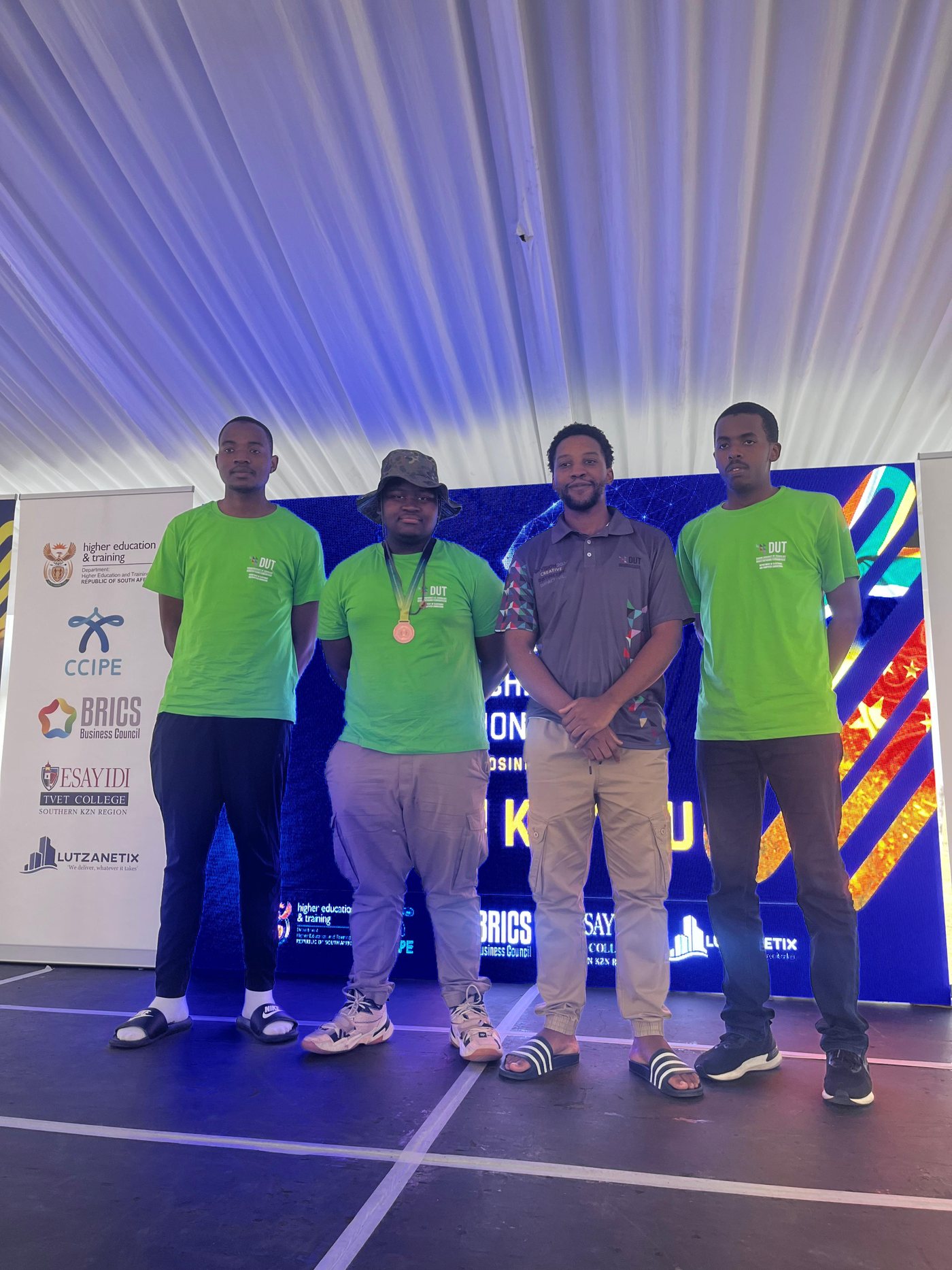 BRICS 2025 competition team photograph