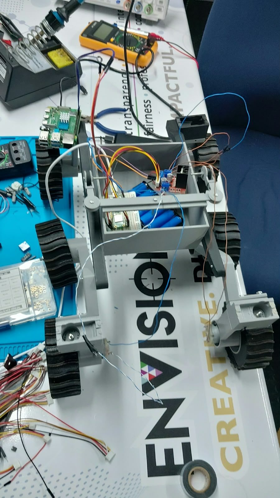 Cars4Mars rover project photograph