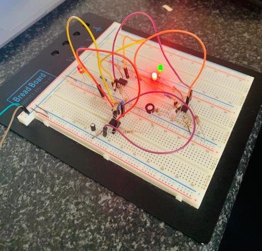 Prototype build of the IR distance sensor