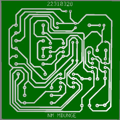 IR distance sensor PCB layout with silkscreen