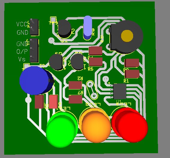 Schematic capture of the comparator and output stage